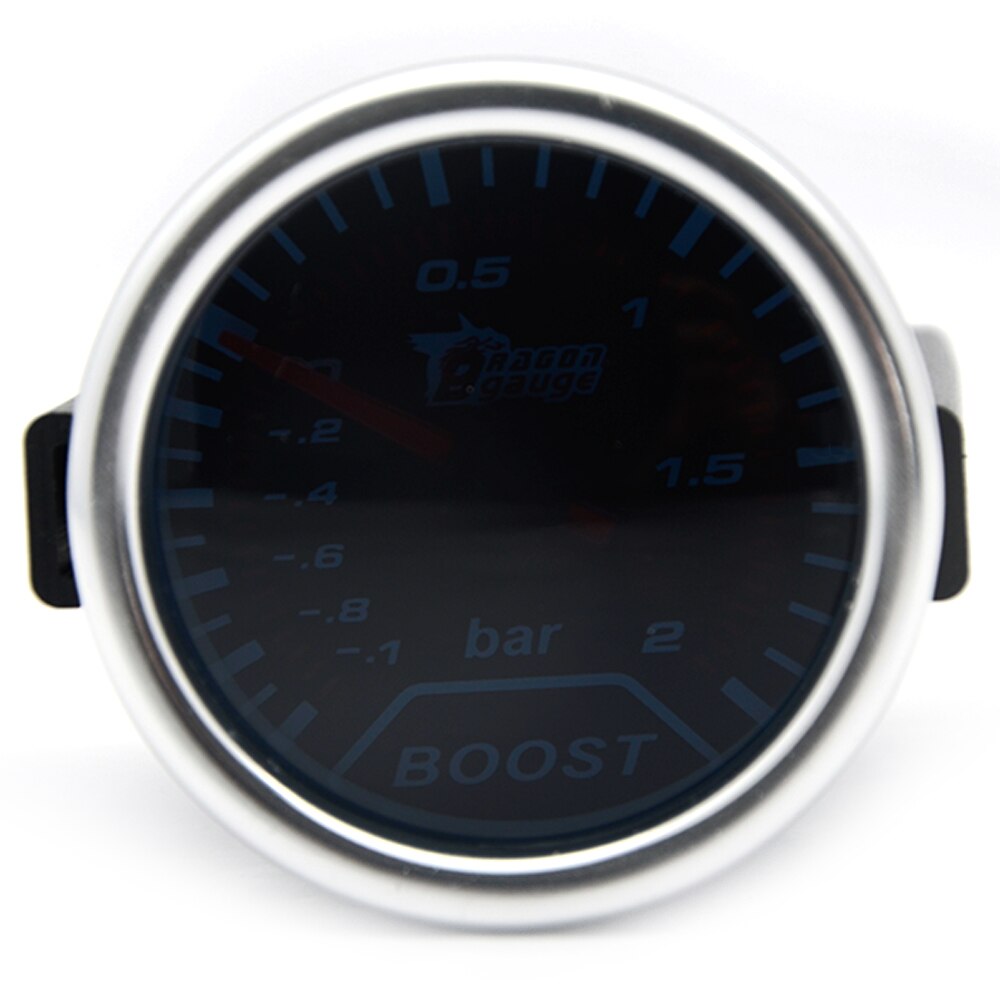 2" 52MM Universal Mechanical Turbo Boost Car Gauge 2.0 BAR Meter Auto White LED