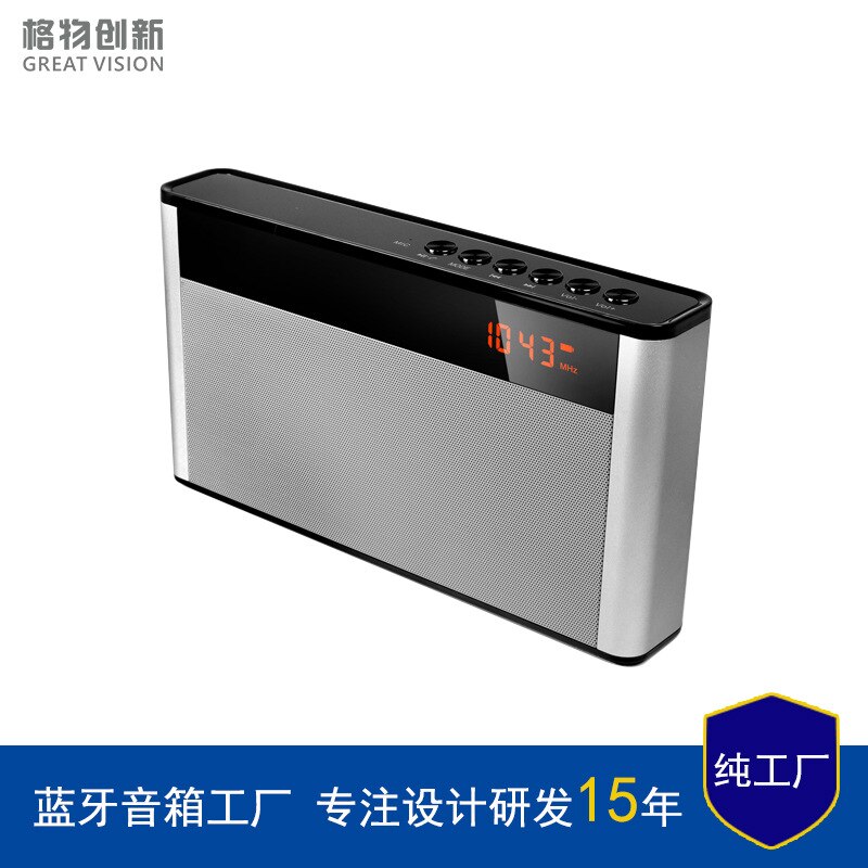 Bluetooth speaker assembly and processing 10w dual speakers ultra-thin foreign trade wireless Bluetooth audio