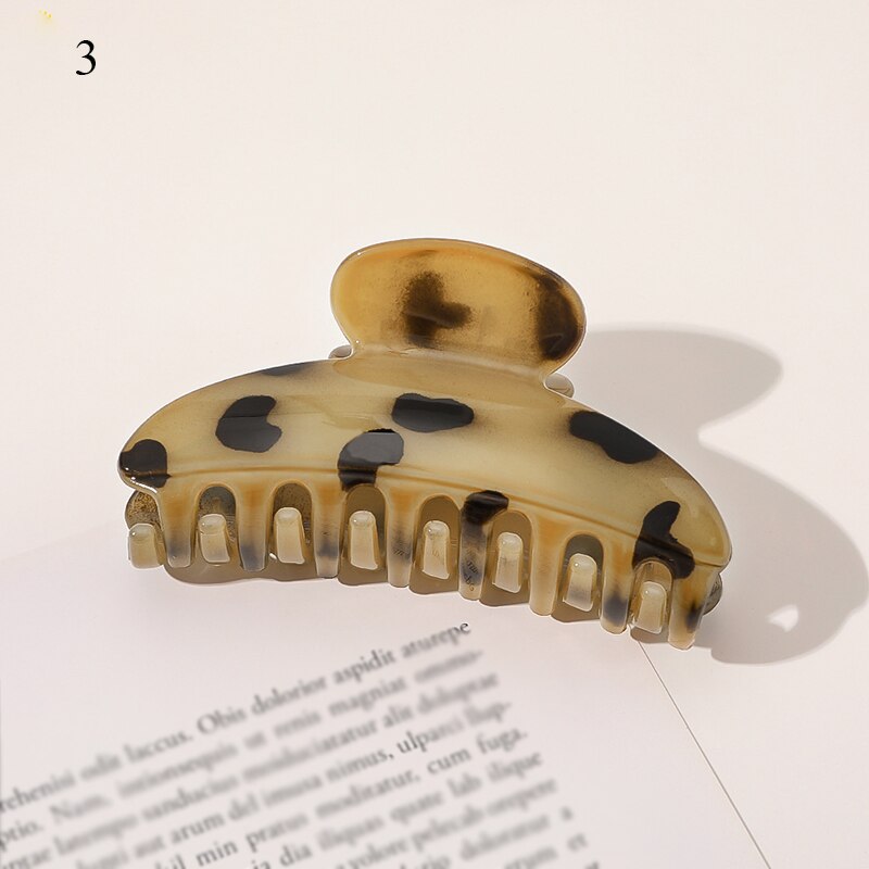 Leopard Acrylic Hair Clip Claw Clip Hair Clips for Women Hair Claw Hairpin Girl Claw Clip Hairclip Hair Accessories: 3