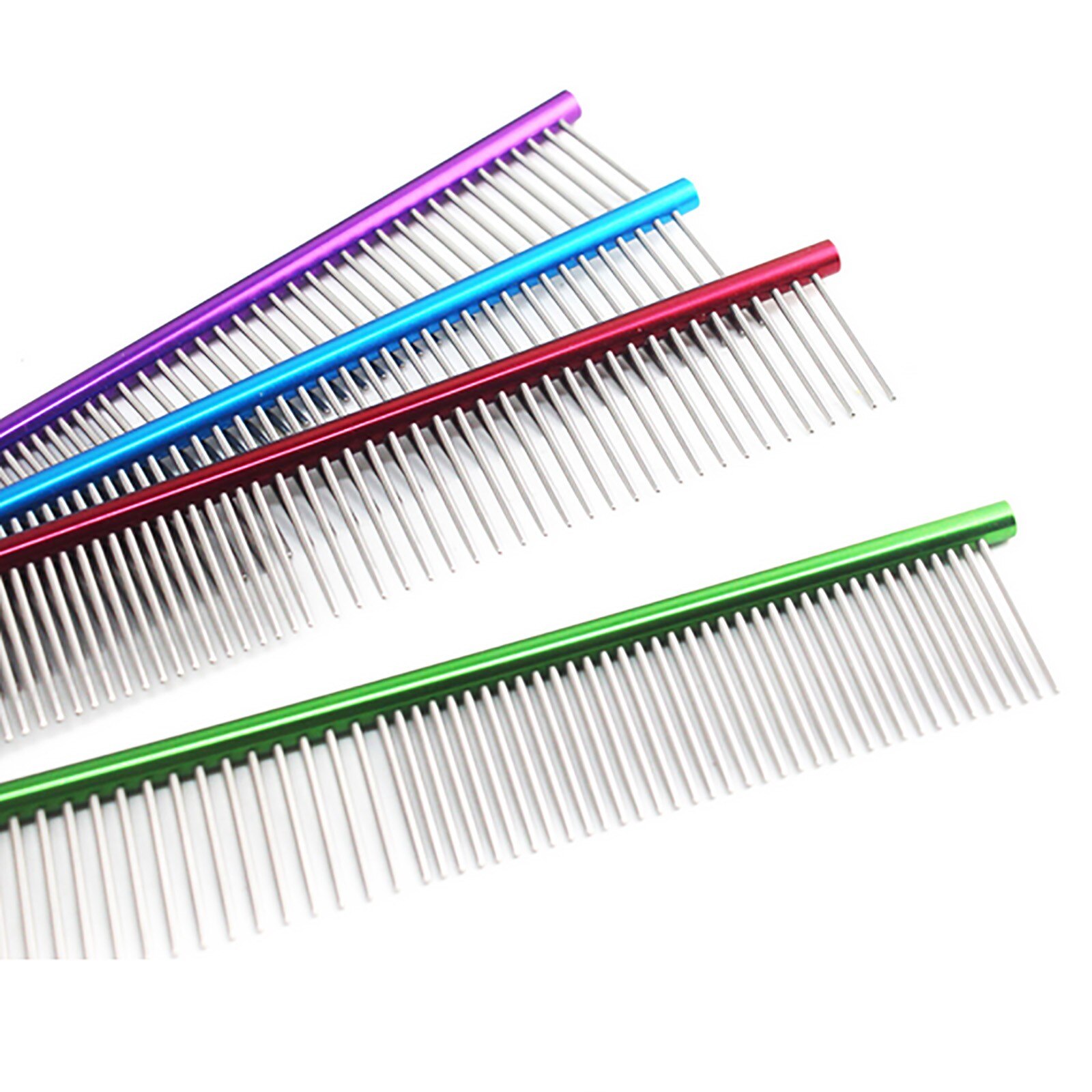 Pet Dematting Comb Stainless Steel Pet Grooming Comb For Dogs And Cats Gently Removes Loose Undercoat Mat Tangles #50g