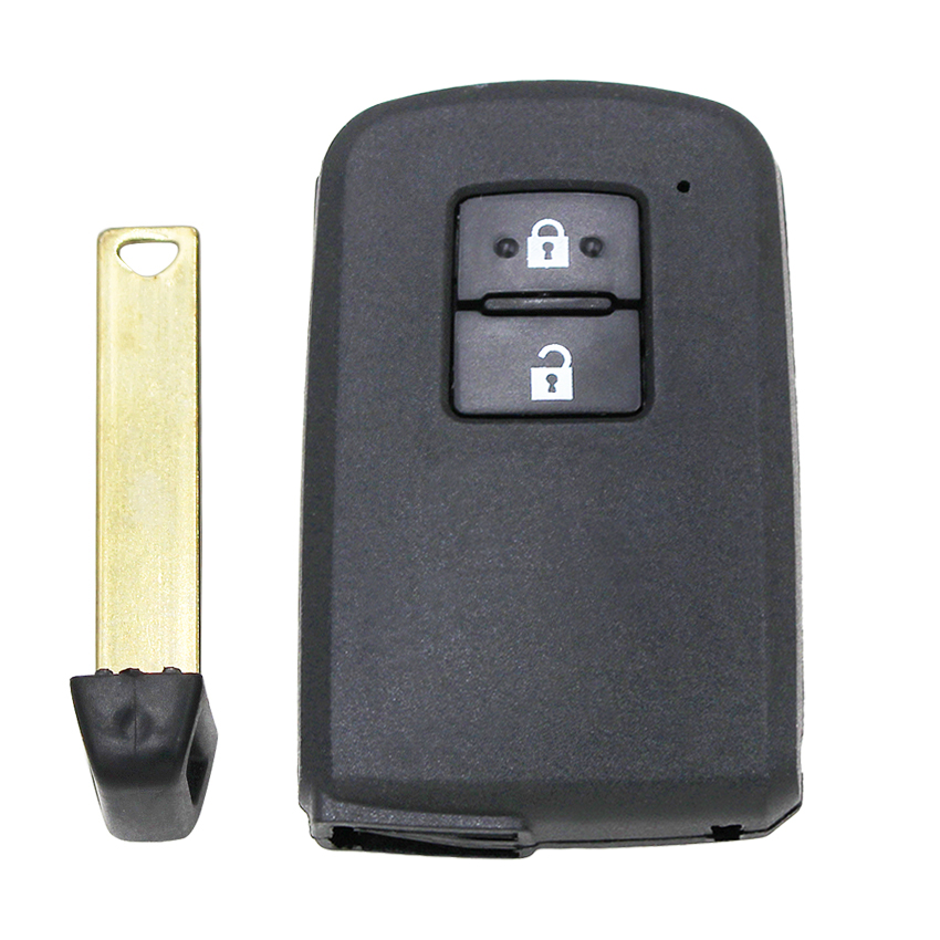 Carcasa de llave remota inteligente, carcasa de 2/3/4 botones Fob para Toyota Avalon Camry RAV4 con llave de emergencia