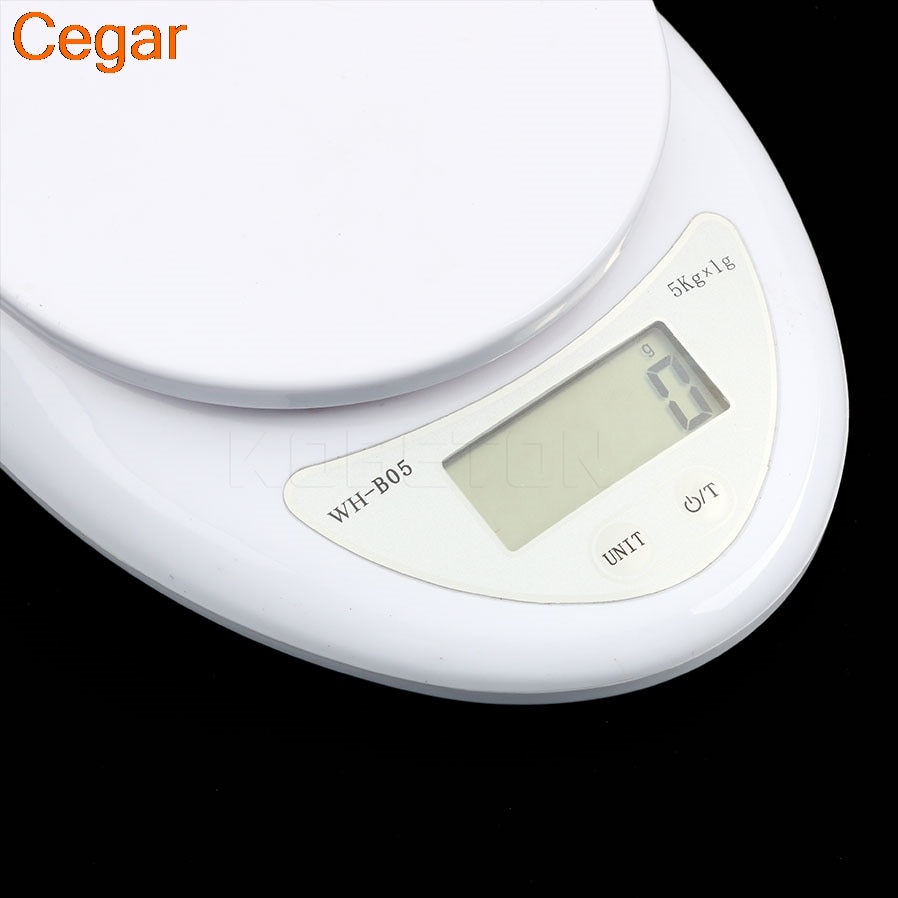 Ceagr Kitchen scales 5kg x 1g Food Diet Postal Digital Scale balance weight Electronic scale weighting LED electronic scale