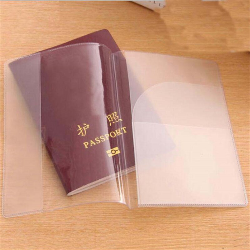 Porte-passeport Transparent en PVC, accessoires de voyage, étui pour cartes d&#39;identité, pour femmes, porte-cartes de crédit