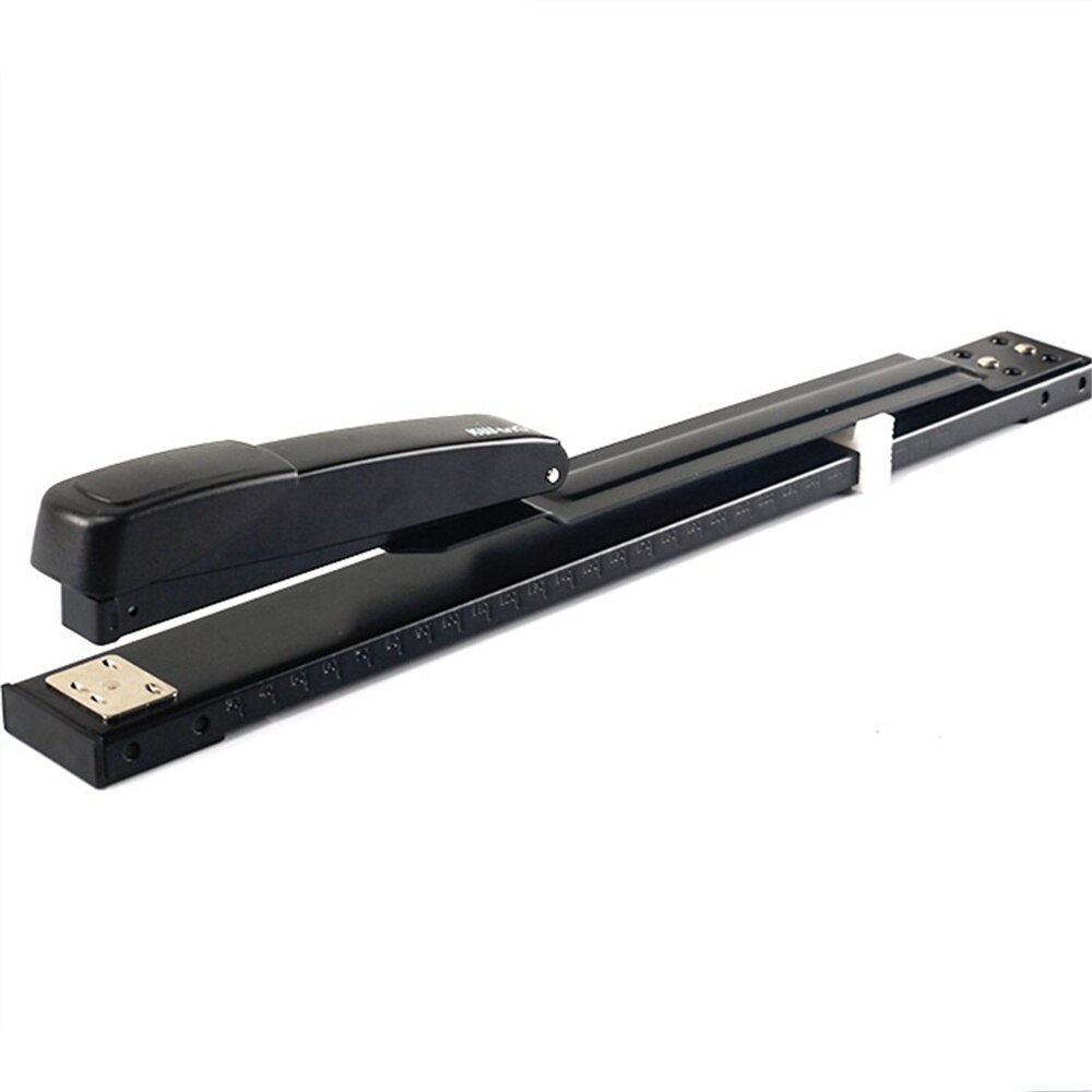 Black make repair book stapler long arm stapler binding machine manual metal stapler