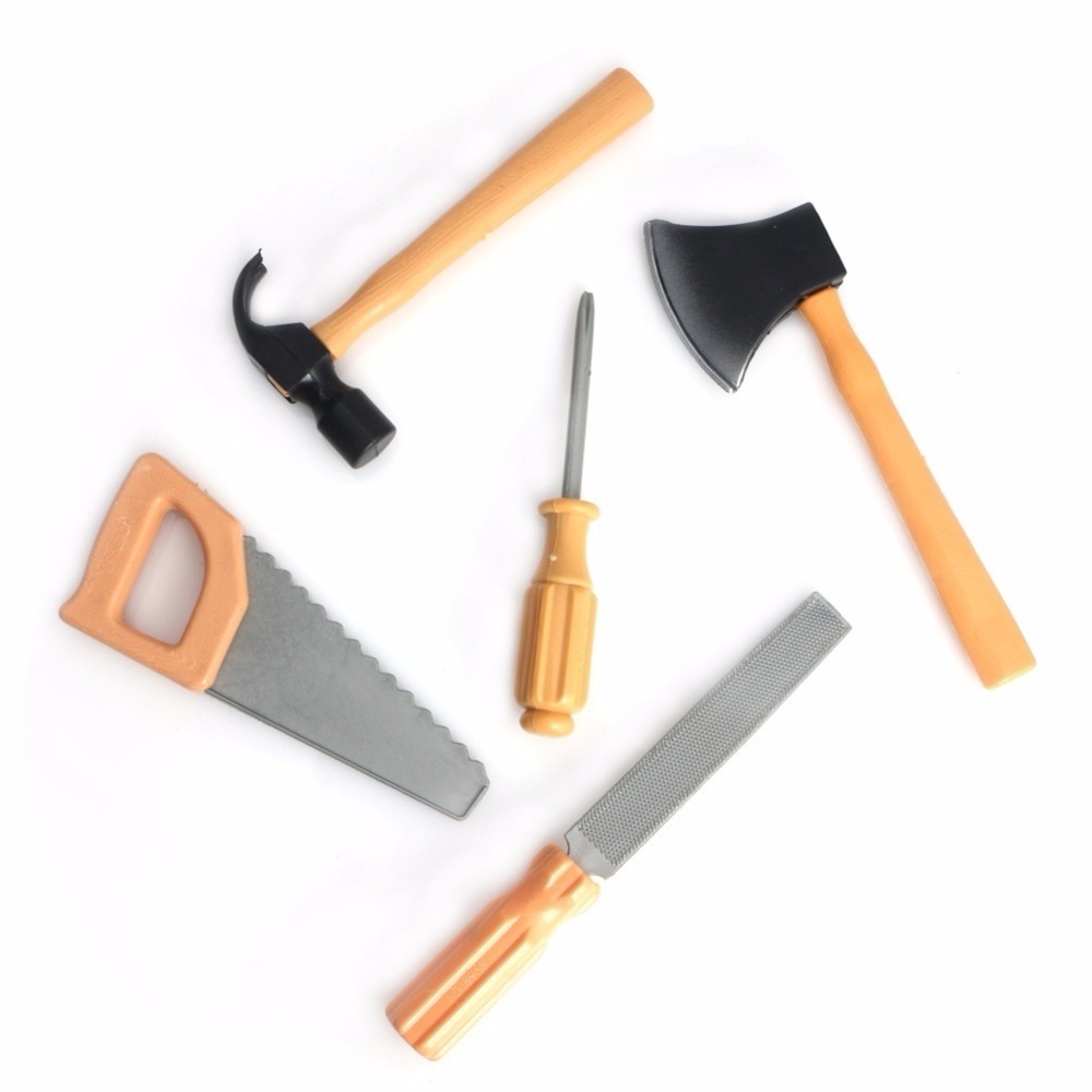 Neue 14 teile/paket Pretend Play Werkzeug Set Kunststoff Garten Gebäude Tool Kits Set Kinder DIY Spaß Bau Pädagogisches Spielzeug