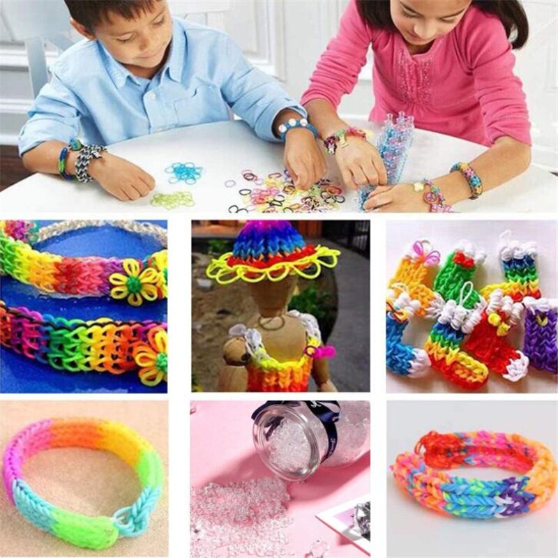 500 Uds S Clips gancho conectores de plástico recargas para DIY encanto telar banda de goma pulsera joyería suministros accesorios