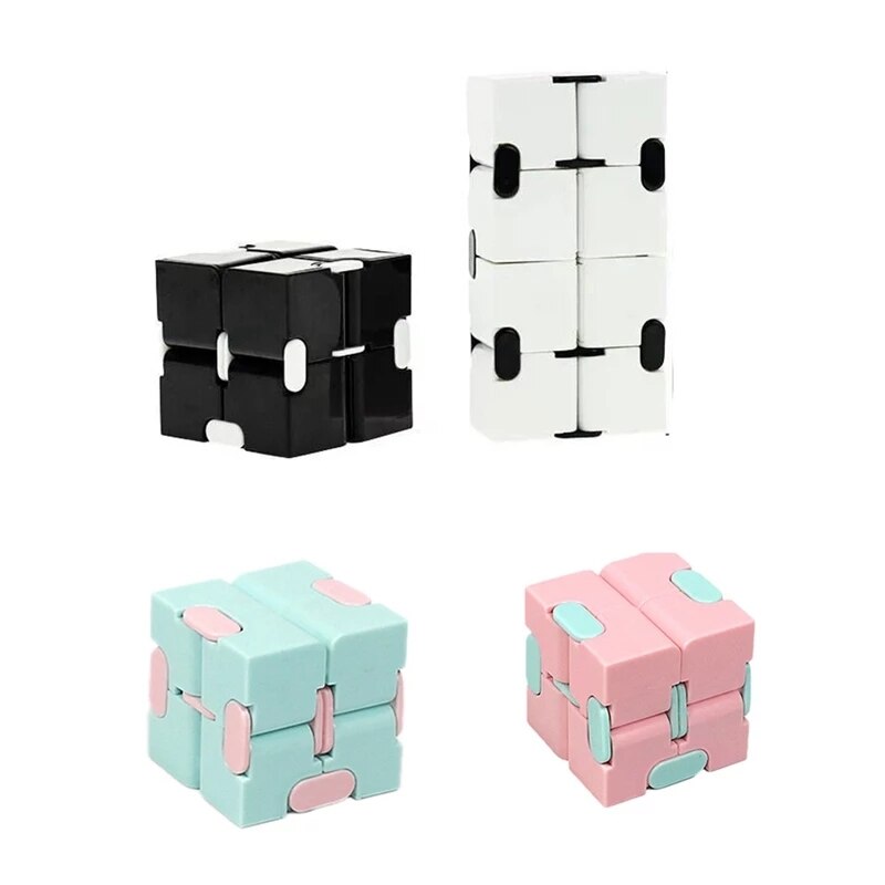 2022 Antistress Infinite Cube Infinity Cube Office Flip Cubic Puzzle Stress Reliever Toys Autism Toys Relax Toy for Adults