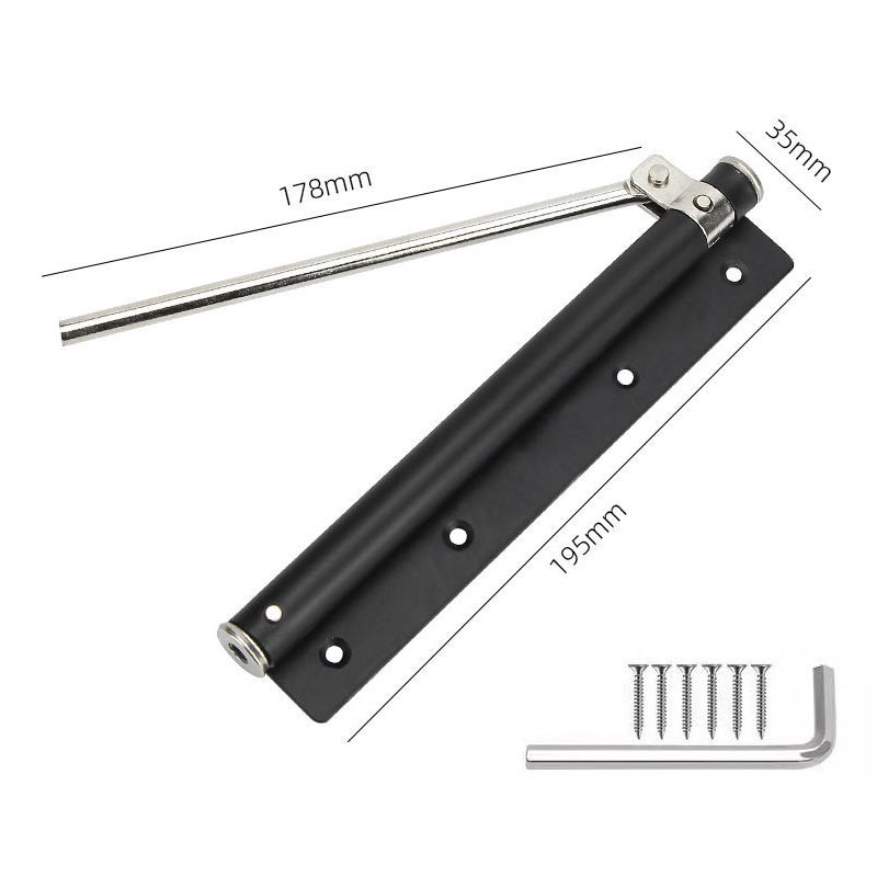 Adjustable Door Closers Surface Mounted Automatic Stainless Steel Spring Closing Door Closer Fire Rated Door Stopper Hardware: Blue