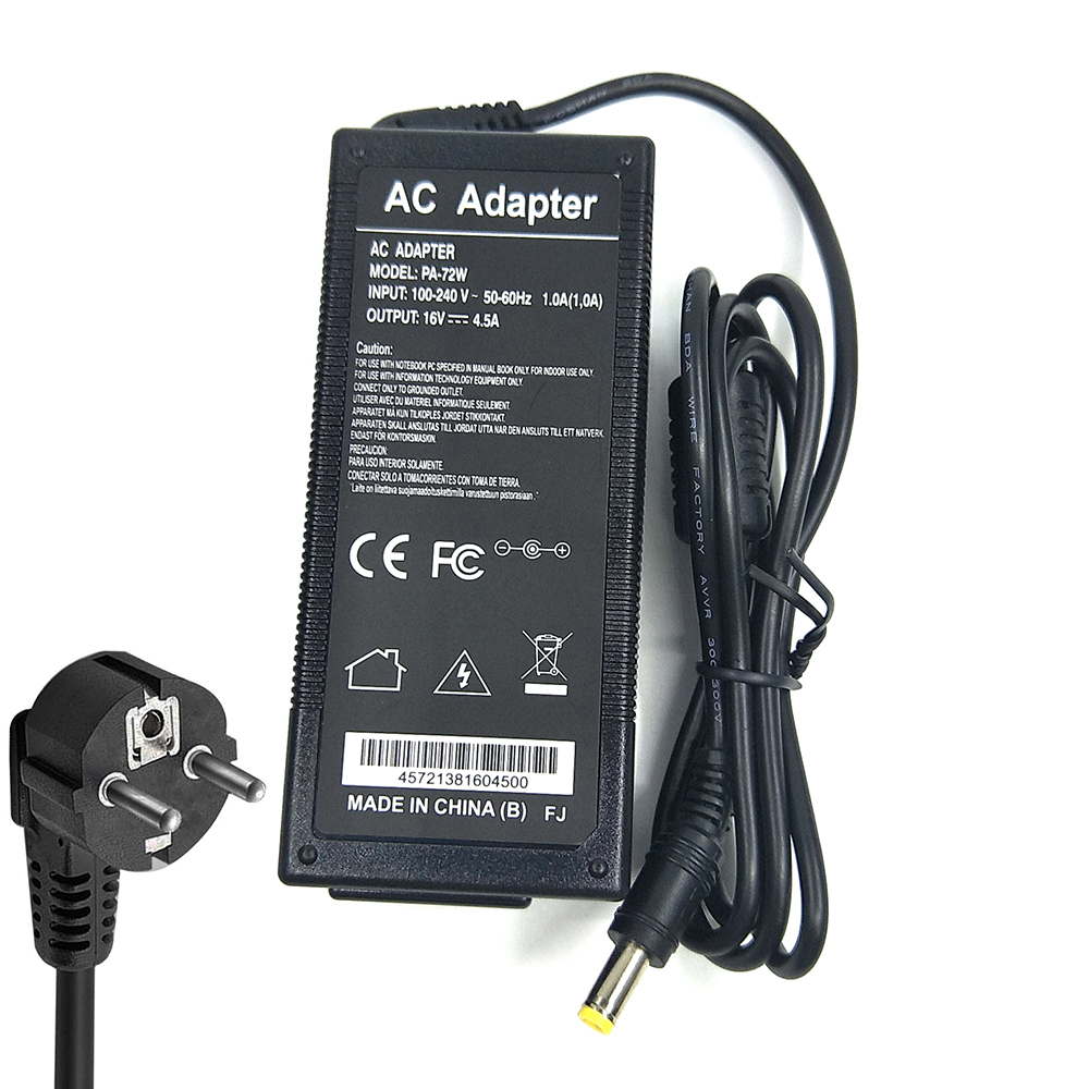 AC Adapter 16V 4.5A 5.5*2.5 Power AC Adapter Supply charger FOR IBM ThinkPad T20 T23 T30 T40 T40P T41 T41P T42 T42P T43 T43P: Orange