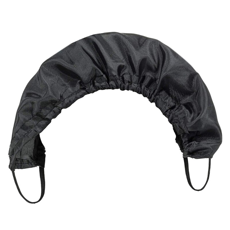 1Pc Mens Black Beard Bandana Cover Facial Apron Guard Cap Blocking Droplets Bedtime Bib Bonnet Rag Protector with Elastic G99E: B