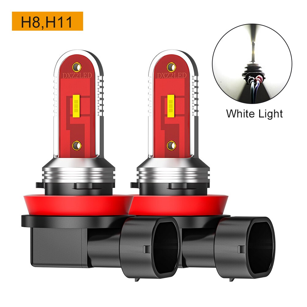 2. H8 H11 9005 9006 spare aluminum bulb for fluorescent fog led