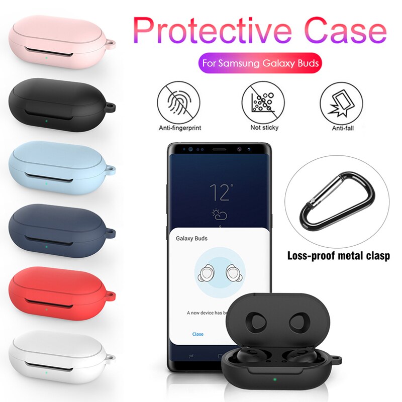 Écouteurs en Silicone pour Samsung Galaxy Buds, , manchon de protection complet, étanche à la poussière et à l'eau, ajustement parfait, facile à retirer