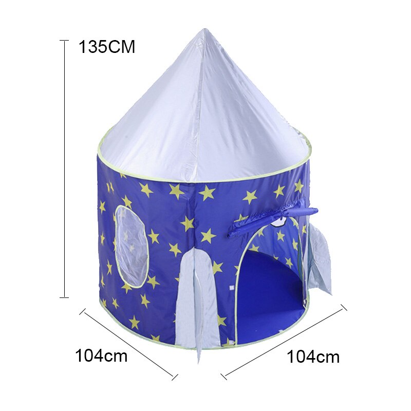Tienda de campaña plegable con forma de castillo para niños y niñas, casa de juegos para interior y exterior, Juguetes Divertidos