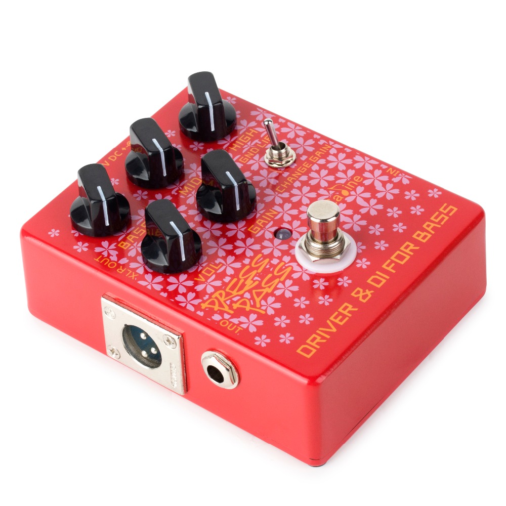 Caline CP-59 Driver Electronic Guitar Bass Effects Pedals Bass Amp DI Classic Tube Red Pedal