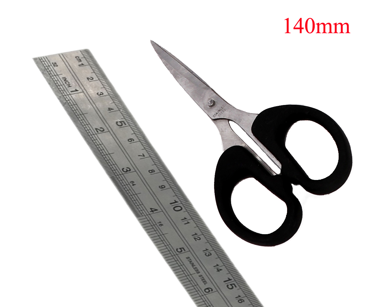 Handicraft cut craft DIY shear Student Office Snip Scissor Household paper School Stationary: 140mm