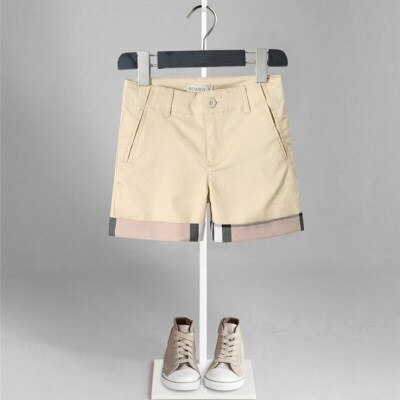 Mærke sommer børn shorts bomuldsshorts til drenge piger shorts småbørn trusser børn strand korte sportsbukser babytøj: Gul / 5t