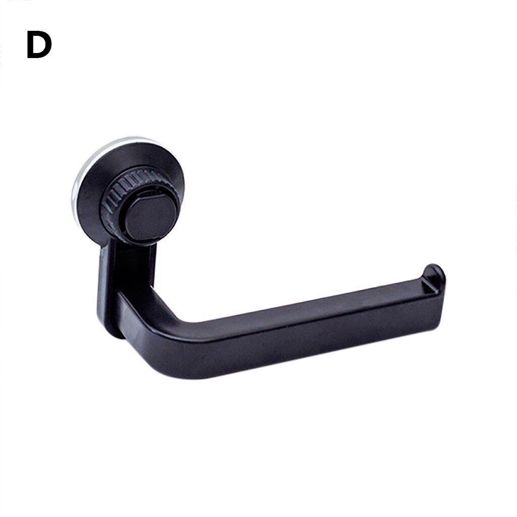 Toilet Paper Holder Super Storage Suction Cup Wall Mount Removable Rack M0813: D