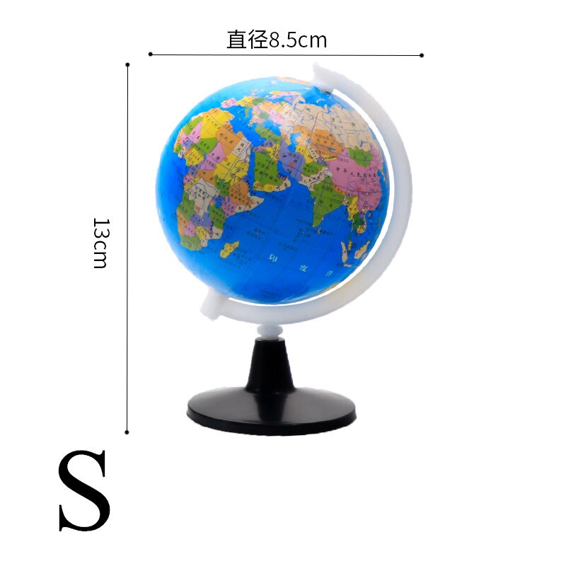 VINTAGE GLOBE WORLD Map Earth Geography Ball Rotating Atlas Home Office