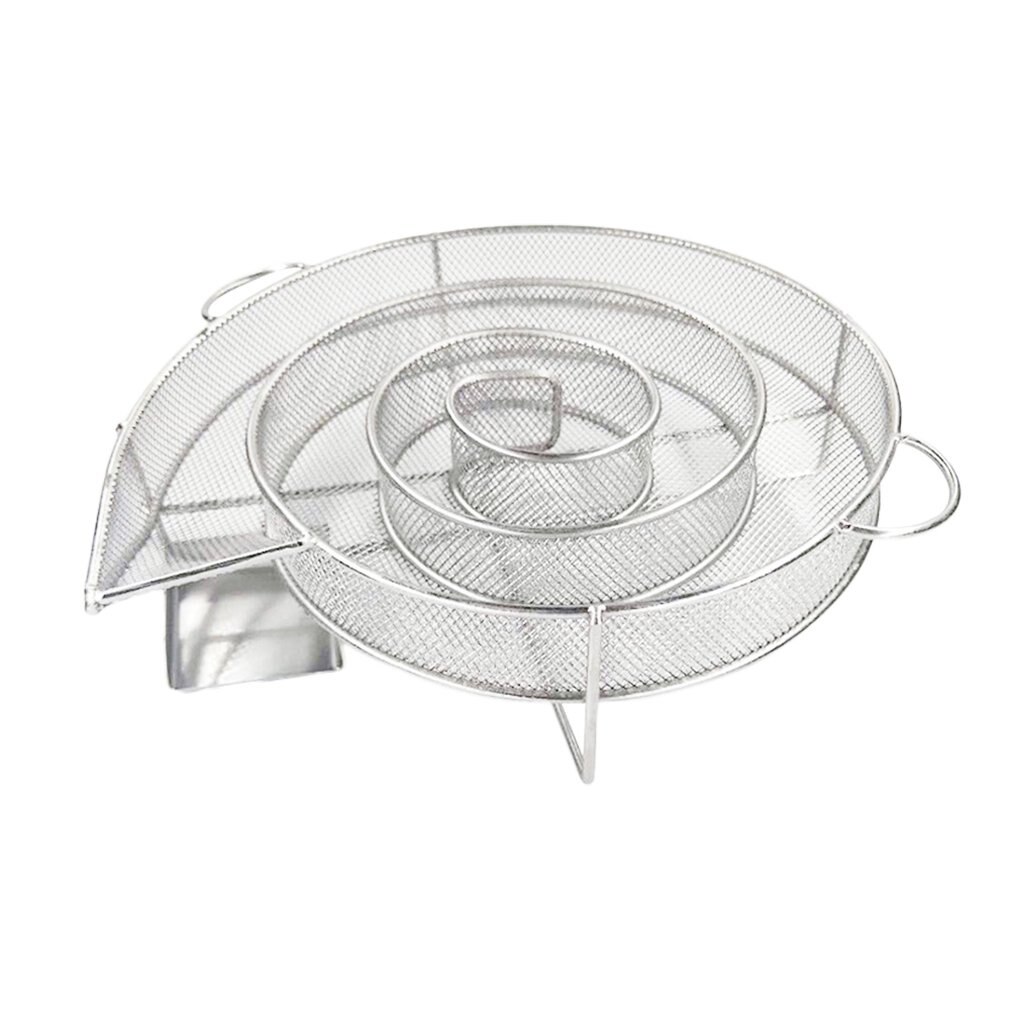 Chip Smoking Box Smoker Wood Dust Stainless Steel BBQ Grill Cold Smoke Generator Smoker Salmon Bacon Fish Mini Apple Wood