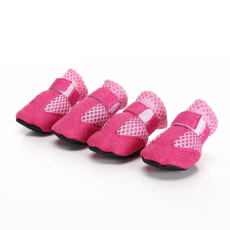 Mesh Ademend Schoenen Hond Huisdier Casual Schoenen Comfortabele Zachte Zolen Indoor Schoenen Teddy Schoenen Non-Slip Dragen-slip: Roze / Xl