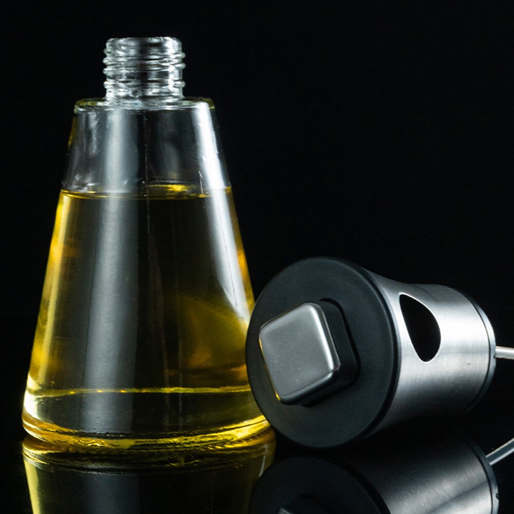 304 Stainless Steel Oil Sprayer 200ml Refillable Olive Oil Dispenser Bottle Sprayer For BBQ Grilling Roasting