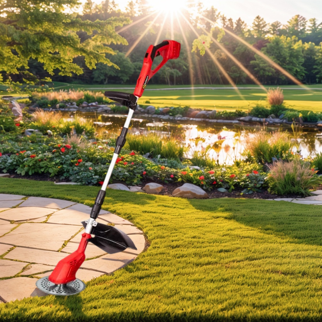 Voor Milwaukee M18 Draadloze Grasmaaier Borstelloze Verstelbare Lengte Hoek Grastrimmer Telescopisch voor Tuin Snoeien Power Tool ​