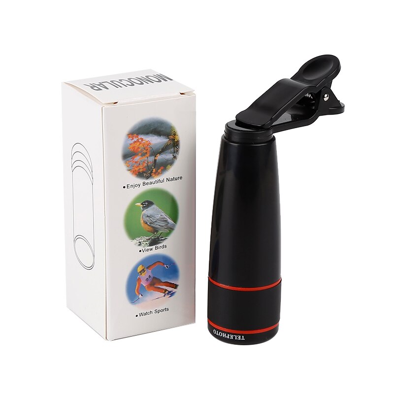 12X Zoom Telescope Lens Telephoto Mobile Phone Camera Len for iPhone Sumsung Pop Mobile Phone Lens Mobile Phone Accessories