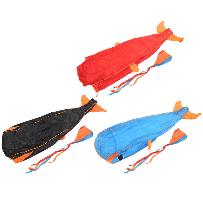 Water Ballon Speelgoed Voor Kinderen Dolfijn Kite Polyester Kinderen Cartoon Dier Zachte Parafoil Outdoor Plezier Speelgoed Grappig