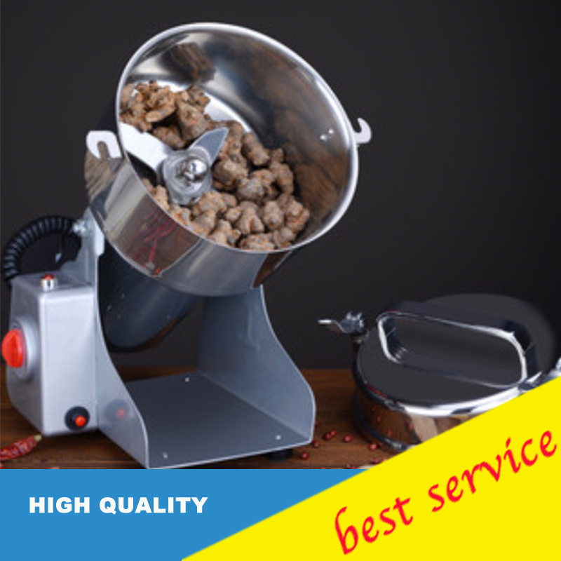 Broyeur multifonction grande poudre 2500W | Grande broyeur à herbes de Type balançoire 700G grande Machine à poudre G