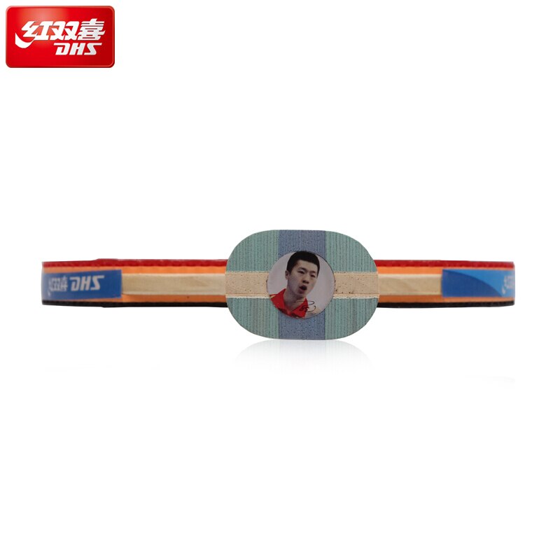 DHS table tennis racket 5-star 5002 5006 with rubber skyline hurricane and bag training ping pong bat