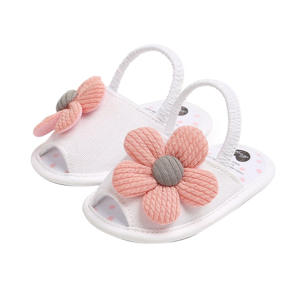 Sandales de princesse tournesol pour bébé fille, chaussures d'été décontractées, souples et légères, pour les premiers pas: A / 13-18 mois