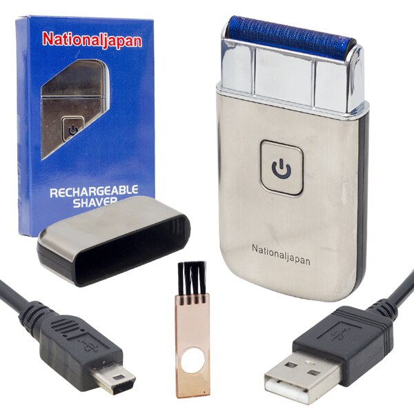 Nationaljapan NJ-66 5V 500MA Usb Oplaadbare Slym Case Scheren Machine