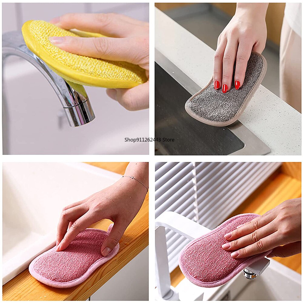 Super Fine Fiber Soft Antibacterial Water Absorption Kitchen Sponge Magic Sponge Kitchen Items Suppliers