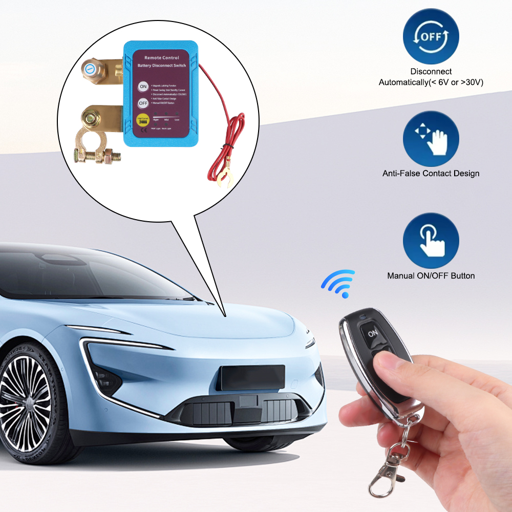12V 240A Fernbedienung Batterie Trennen Schalter Control Schalter Automatische Power Abschaltung Schalter Für Auto Kill Schalter Leckage schutz