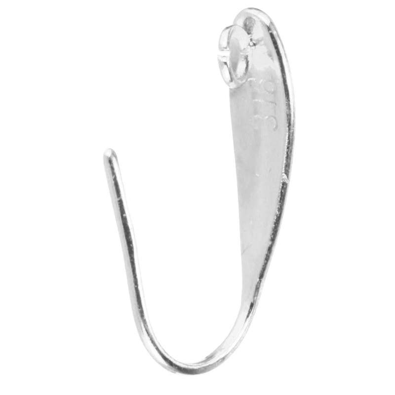 20pcs/set Stainless Steel Simple Ear Hook Earring DIY Jewelry Findings Making Accessories Gold/Steel Color