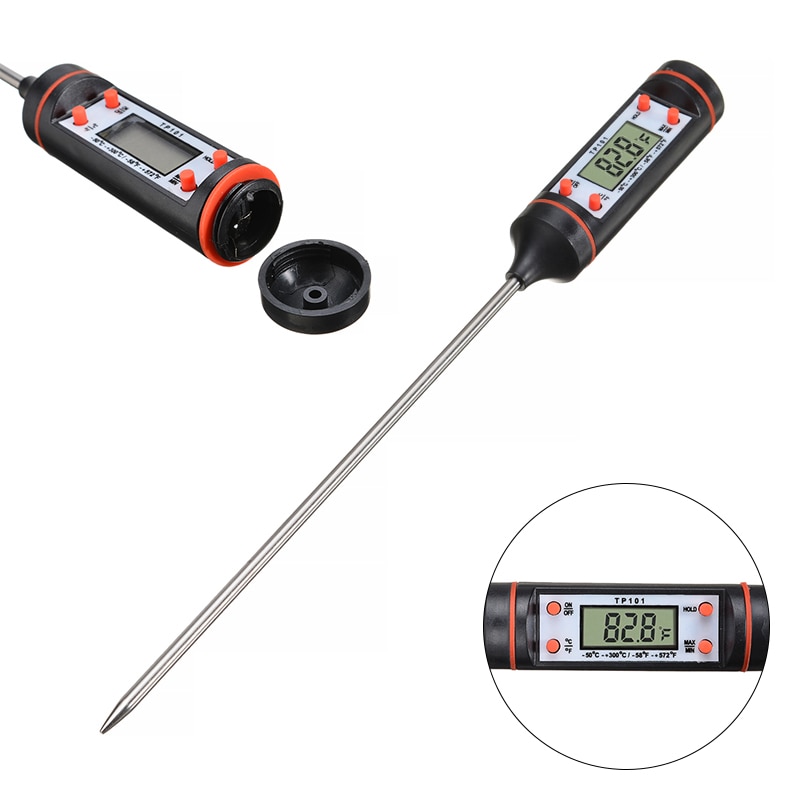 Koken Thermometer Probe Digitale Rvs Instant Lezen Voor Keuken Bbq Grill Voedsel Vlees Koken Bakken Tools