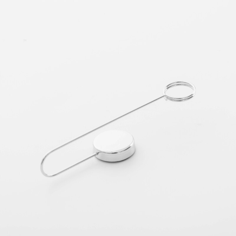 Wall Decoration Self-adhesive Metal Note Clip Photo Clip Wall Photocard Holder Display Stand Photo Holder Card Stand Photo Stand: long silver