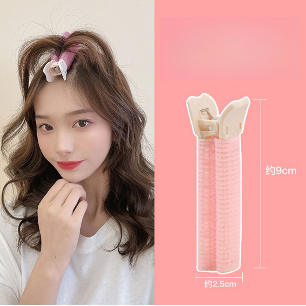 Flauschige Haarnadel Eisstockschießen Pony Clips Haarwurzeln Volumizing Haar Clips Frauen Eisstockschießen Feste bilden Clips Volumen Haar Rolle: Lila