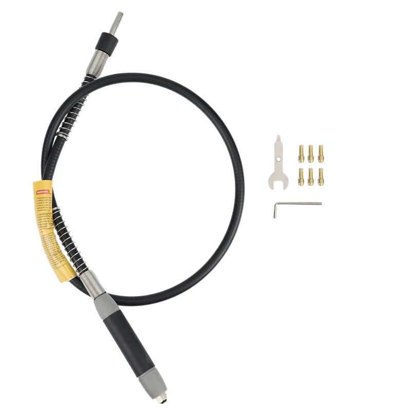 Arbre Flexible pour meuleuse rotative, outil pour Dremel 400W outils rotatifs 110mm avec 6 mandrin pour accessoires Dremel: Default Title