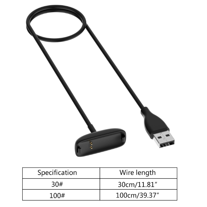 2021 nuovo cavo di ricarica USB Repalacement da 100cm per accessori per caricabatterie da polso fitbit-inspire 2 Smart Watch