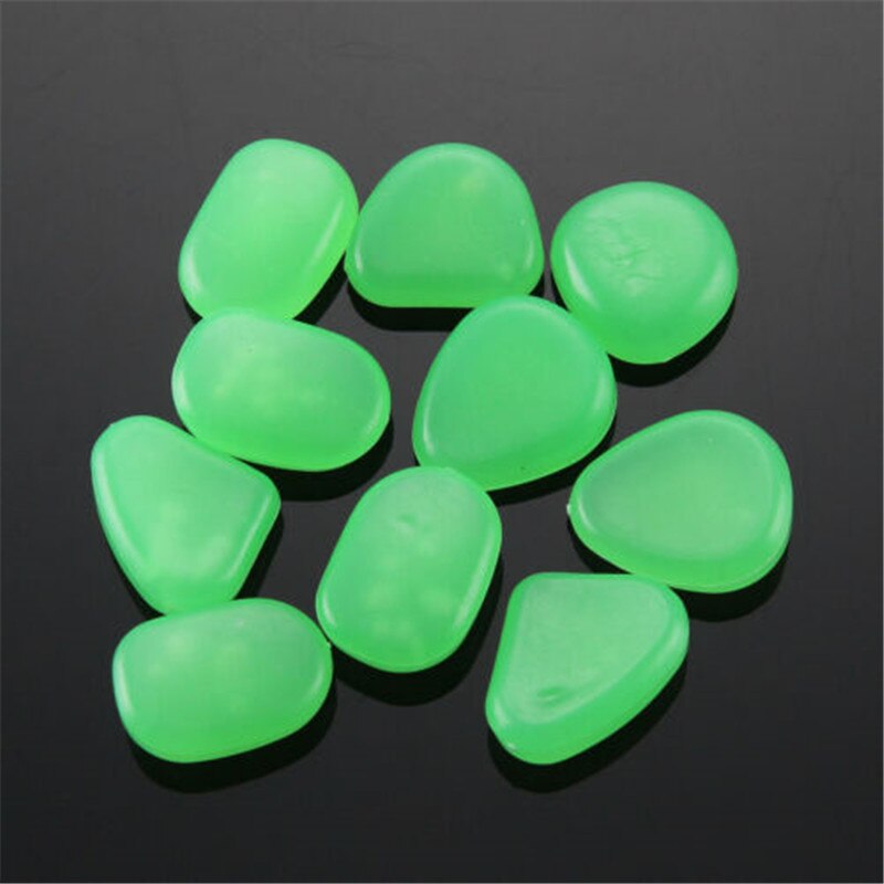 100Pcs Glow in the Dark Garden Pebbles Glow Stones Rocks for Walkways Garden Path Patio Lawn Garden Yard Decor Luminous stones