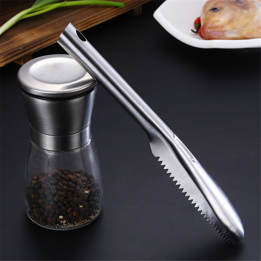 Koken Gereedschap Vis Schoonmaken Mes Skinner Vis Huid Schraper Rvs Schubben Vissen Reiniging Remover Keuken Gadget