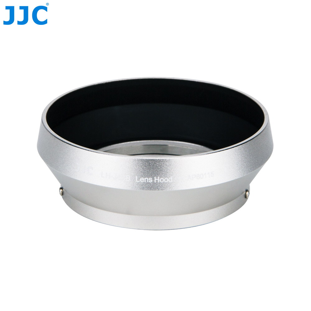 Jjc LH-48B Metalen Zonnekap Compatibel Met Olympus M. Zuiko Digital 17Mm F1.8 Lens Voor OM-D EM10 EM5 EM1 EM1X Pen EP7 EPL10 EPL9