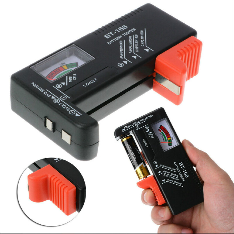 BT-168 Digital Battery Capacity Tester for 18650 14500 Lithum 9V 3.7V 1.5V Cell C D Batteries Tester M05 20