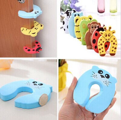 Baby Safety Animal Cartoon Corner Guards Jammers Stop Door Stopper Finger Door Lock Holder Lock Guard Finger Protect: Sea Dog