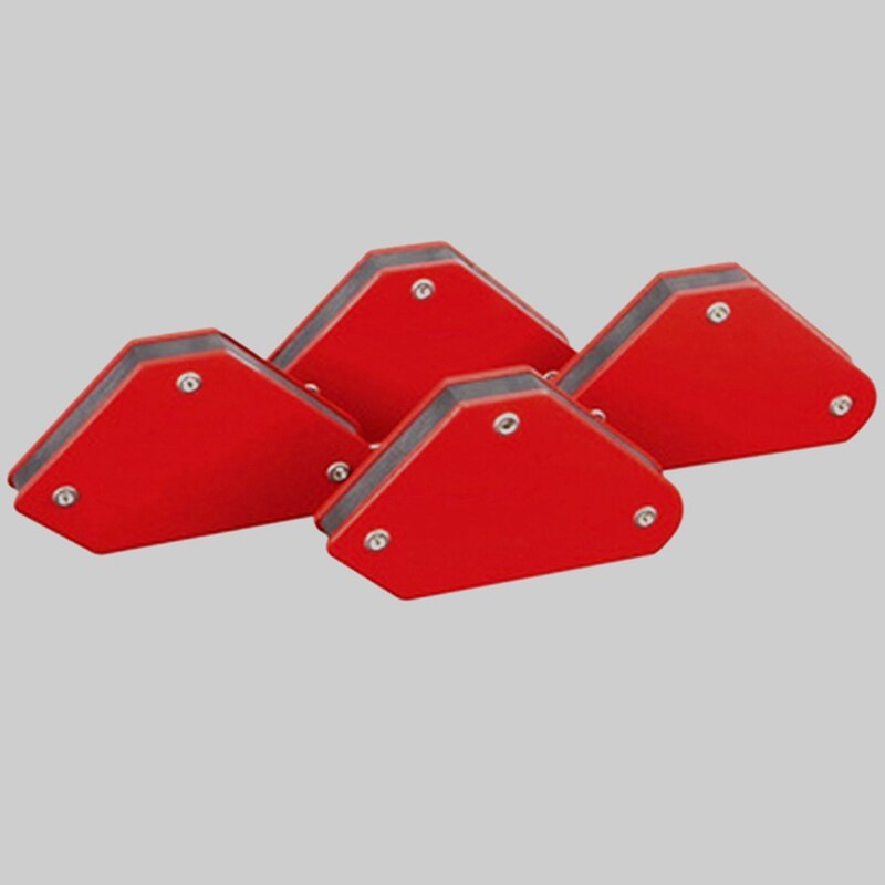 Mini Triangle-Welding Positioner 9Lb Magnetic Fixed Angle Soldering Locator Tools Without Switch Welding Accessories 4pcs/set