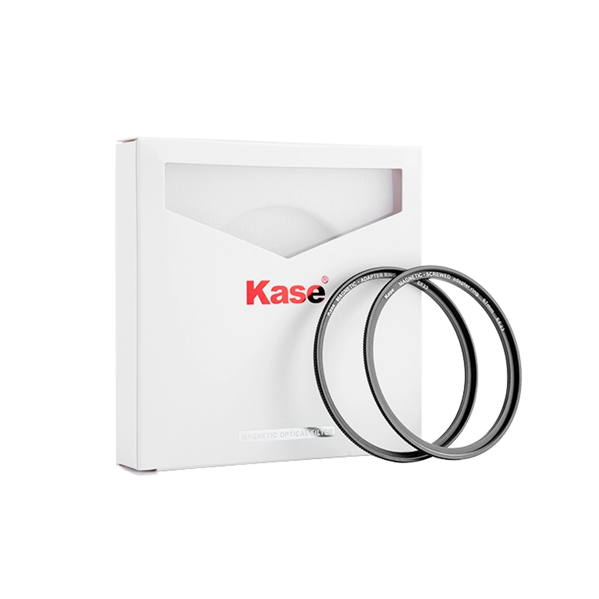 Kase Kit de anillo adaptador de filtro y lente magnética: convierte filtro atornillado de rosca al filtro magnético 49/52/58/72/77/82/95 mm