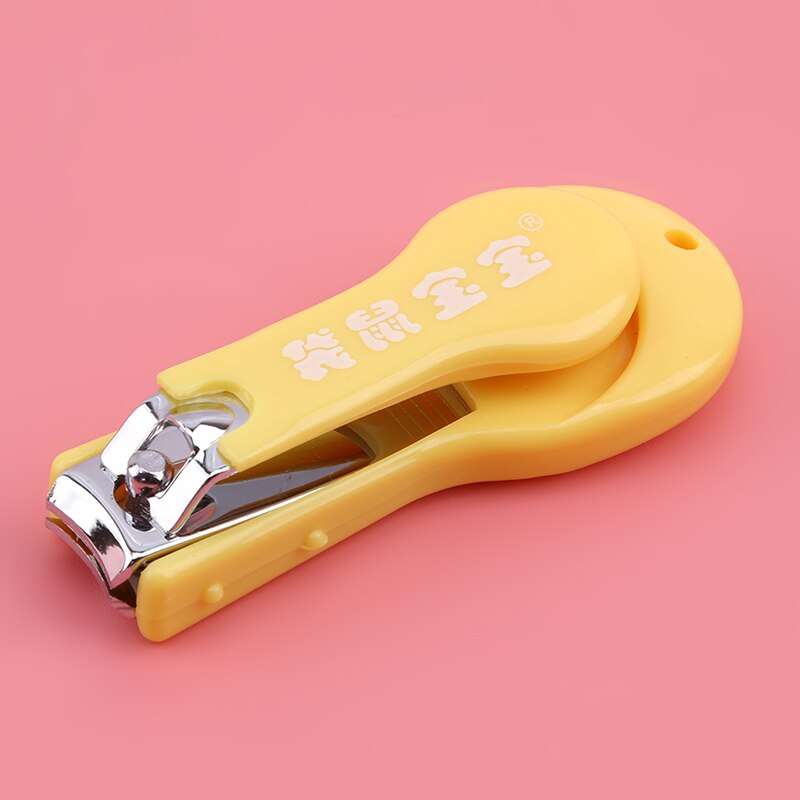 Colorful Cute Safety Toddler Finger Nail Manicure Trimmer Nail Cutters Baby Nail Clippers Baby Nail Care: yellow