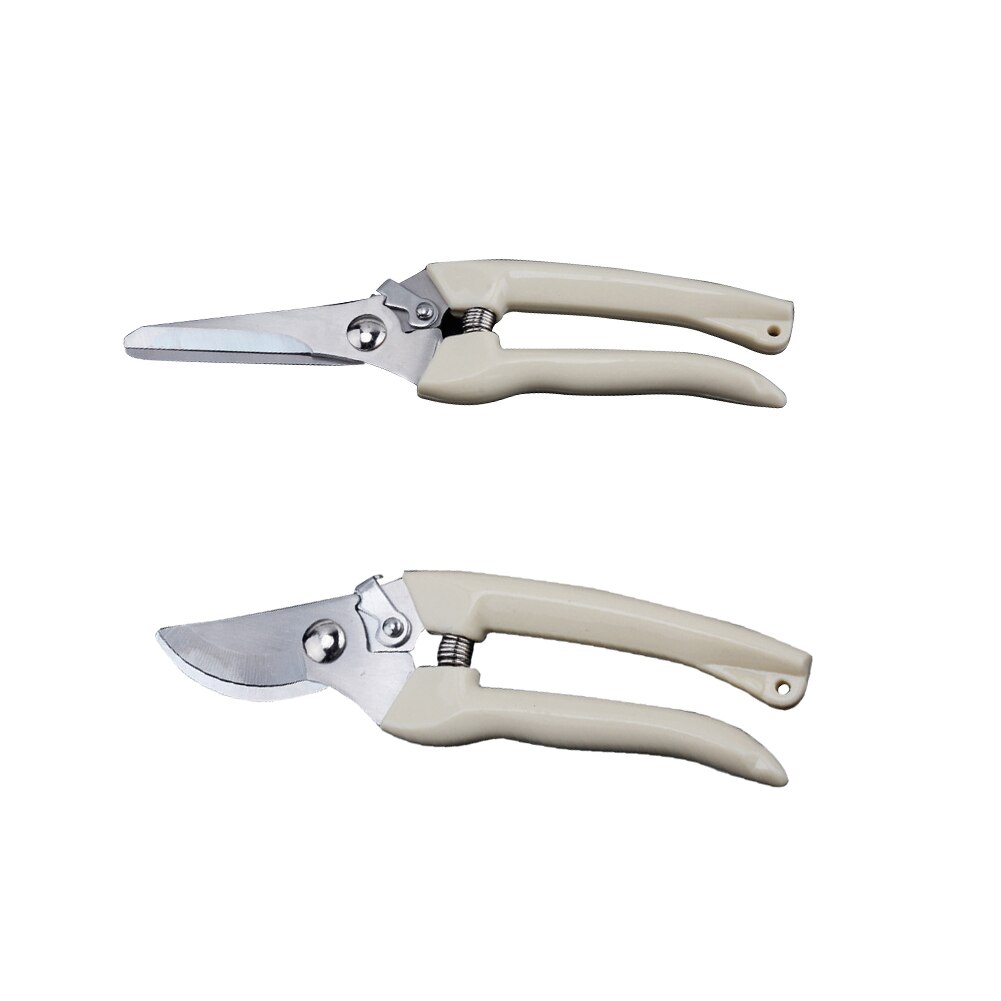 Stainless Steel Plant Trim Flower Branch Shear Orchard Fast Pruning Shears Cutter Garden Scissor Tool Straight Bend Mouth
