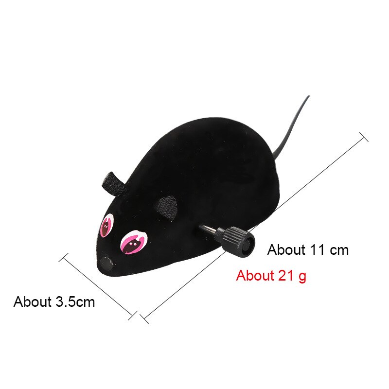 4 styles chat auto-excité jouet horloge souris fonctionne automatiquement flocage horloge souris mécanique mouvement Rat accessoires pour animaux de compagnie